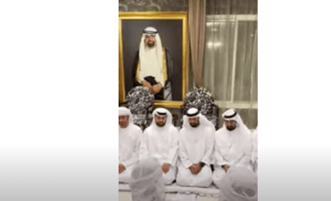 من قصر الشيخ محمد بن خالد آل نهيان