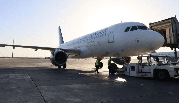 مغادرة أول طائرة ركاب من مطار دمشق للإمارات