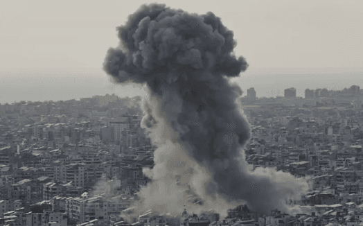 غارات إسرائيلية عنيفة على الضاحية الجنوبية لبيروت