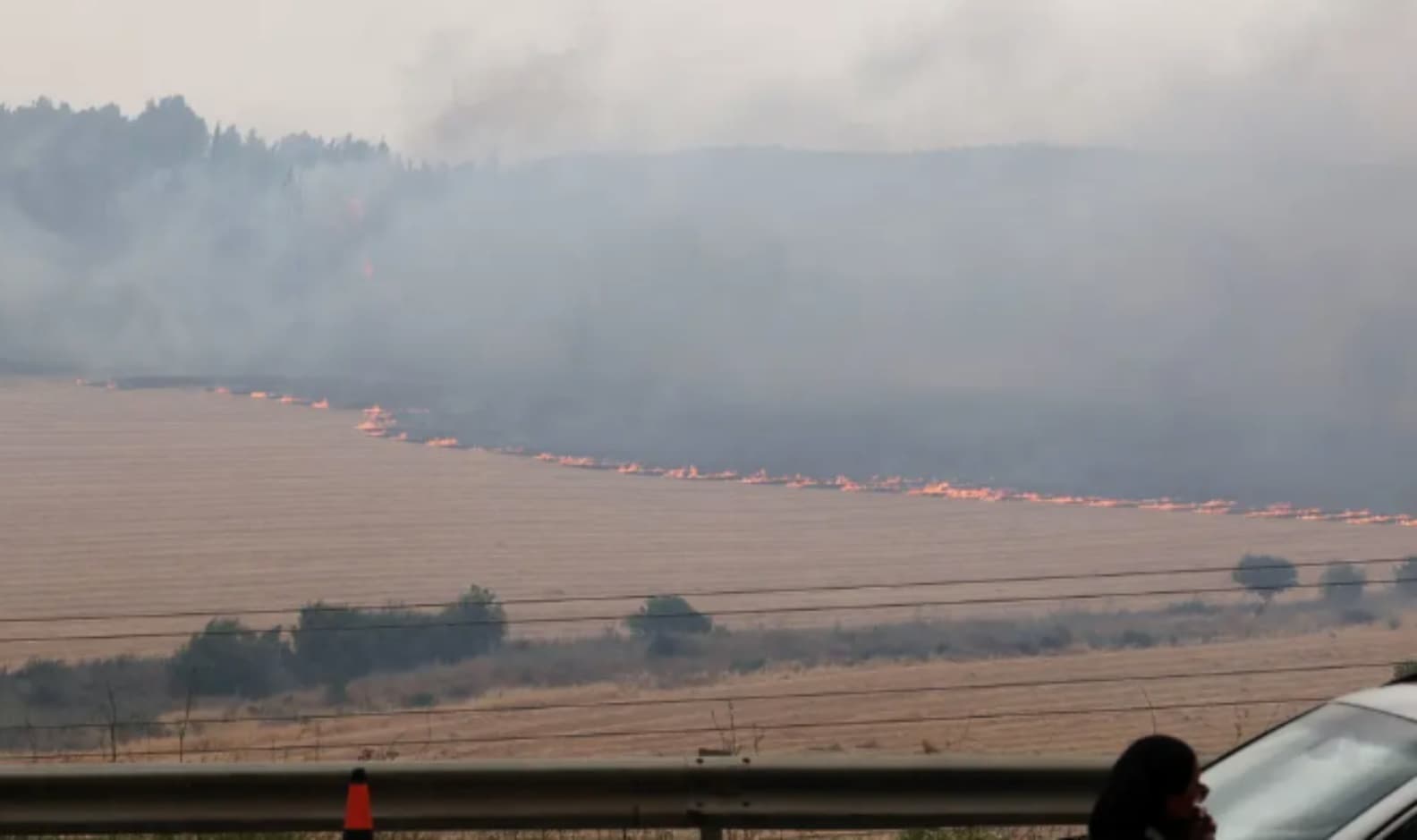 الحرائق تجتاح إسرائيل وإخلاء أكثر من 9 مستوطنات