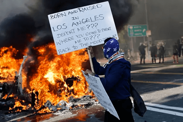 كاليفورنيا تغلي لليوم الرابع.. وخلاف ناري بين ترامب ونيوسوم!