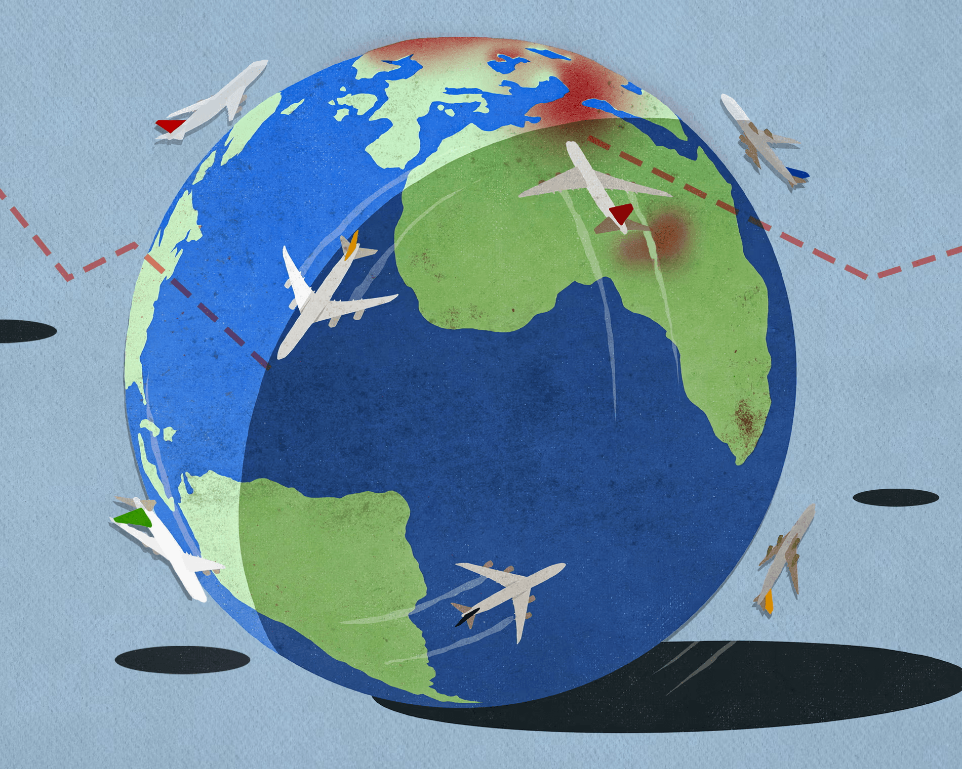 طيران في زمن الصراع: تحولات المسارات وخداع GPS.. هل نقترب من كارثة جوية؟