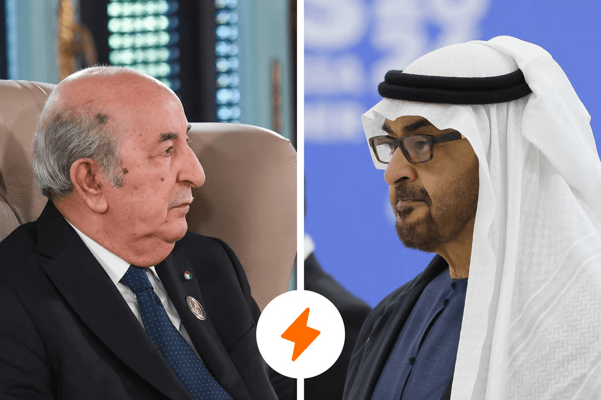 “جون أفريك”: كيف انهارت الأعصاب بين محمد بن زايد وتبون في G7؟