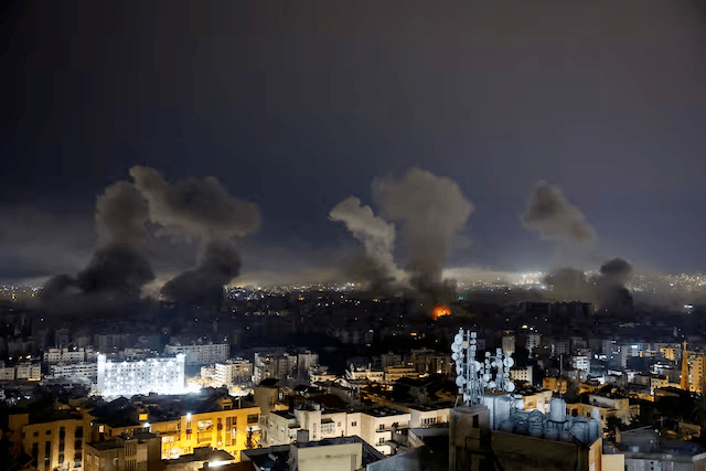 الجيش الإسرائيلي يقصف بيروت