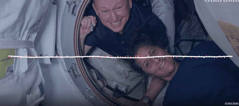 فيديو لصوت غريب يرعب رائدان عالقان بالفضاء