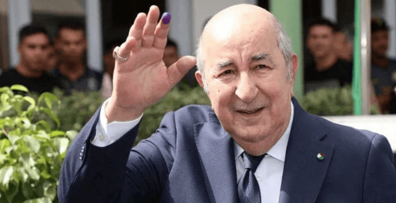 أول زعيم يهنئ تبون بفوزه بولاية رئاسية ثانية