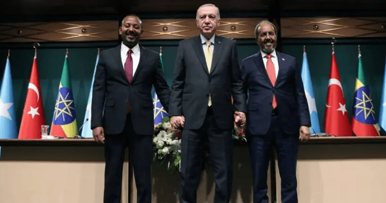 اتفاق “تاريخي” بين إثيوبيا والصومال لإنهاء التوترات.. ماذا قال أردوغان؟