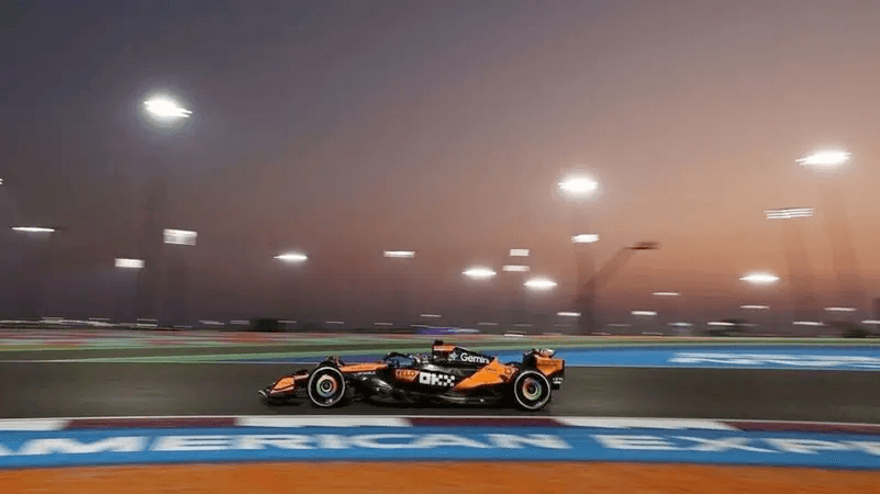 بياستري يتفوق على نوريس في تجارب قطر بفارق ضئيل