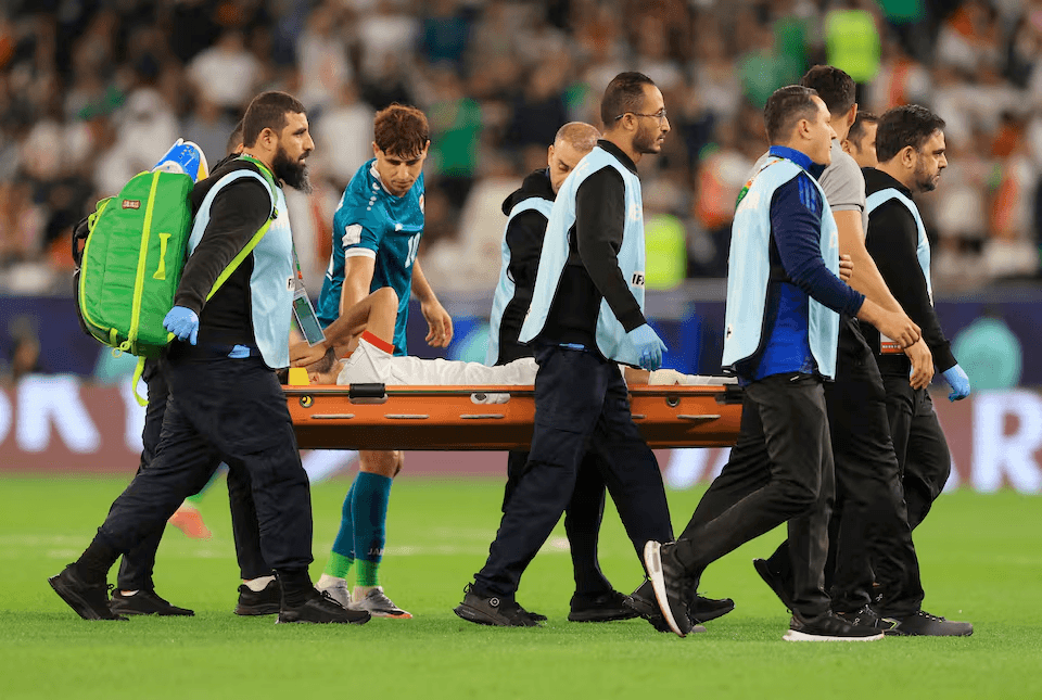 إصابة يزن النعيمات بقطع في الرباط الصليبي خلال كأس العرب 2025