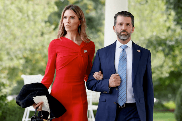 ترامب يعلن خطوبة نجله الأكبر.. تعرف على بيتينا أندرسون