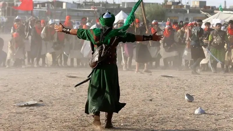 تجمع لمسلمين شيعة قبيل عاشوراء